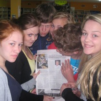 Hluti af hópnum sem dvaldi á Spáni