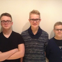 Lið Brekkuskóla í spurningakeppni grunnskólanna