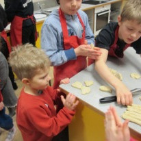 Frá skólaheimsókn 5 ára árið 2013