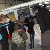 Úr vettfangsferð í flugsafnið 2013