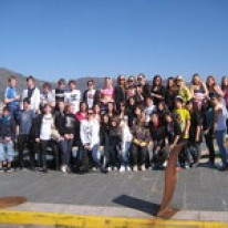 Hópurinn sem dvelur nú á Spáni