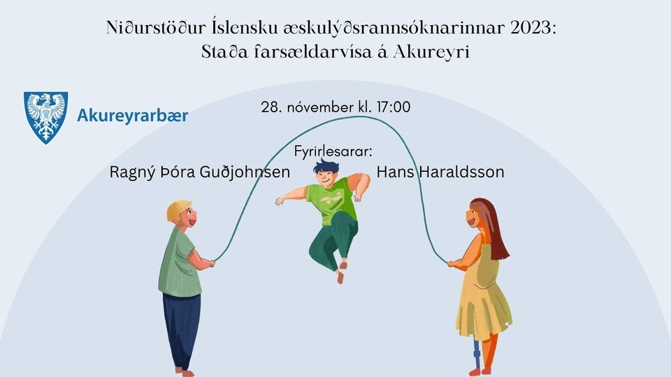 Kynningarfundur - Íslenska æskulýðsrannsóknin 2023