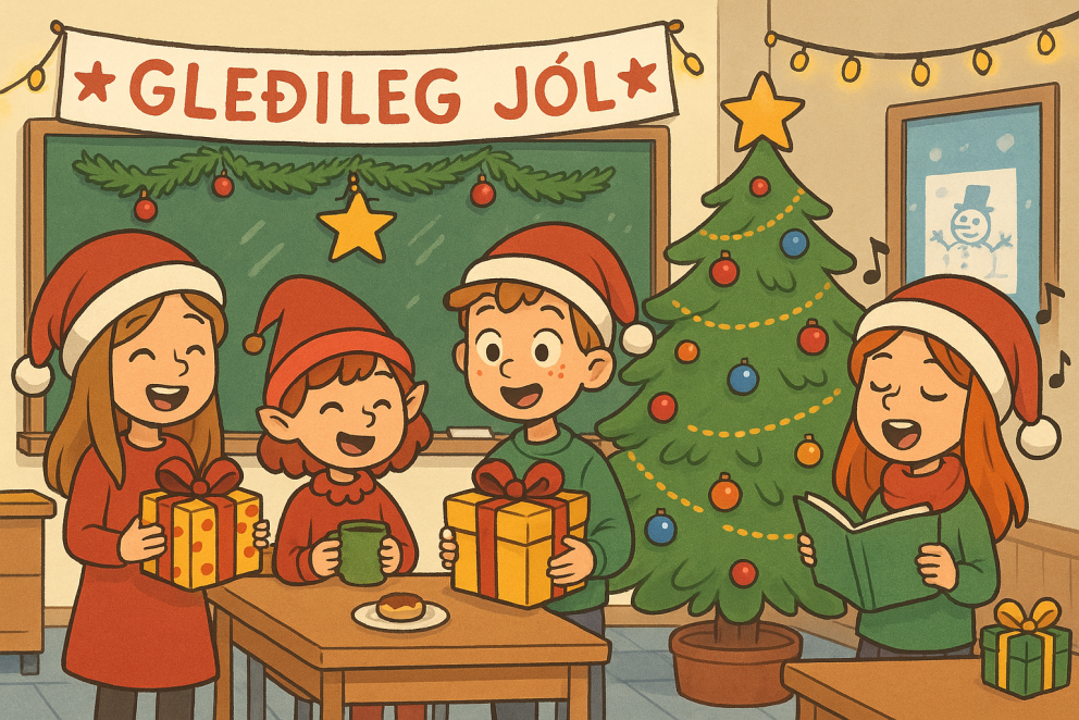 Litlju jólin í Brekkuskóla