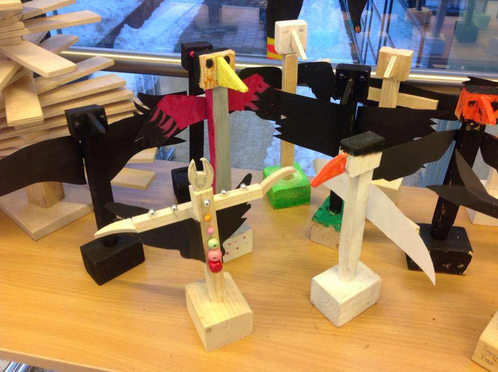 Fuglaþema í 5. bekk