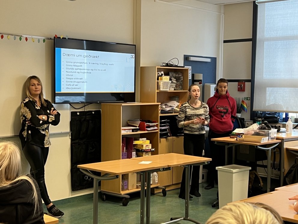 Grófin - heimsókn í 9. bekk