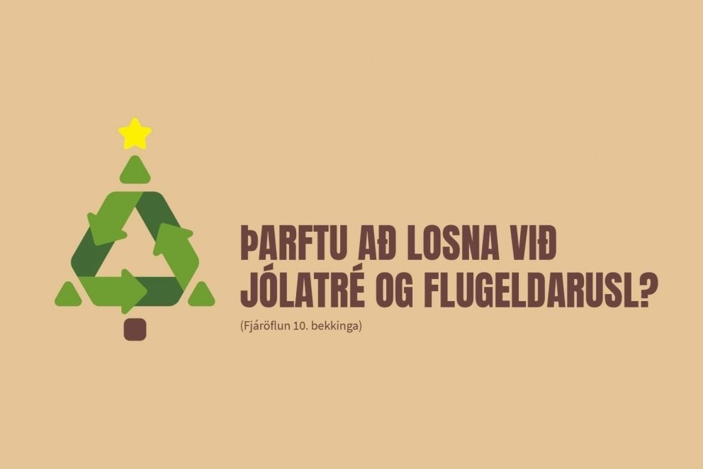 Vilt þú losna við jólatré og flugeldarusl?