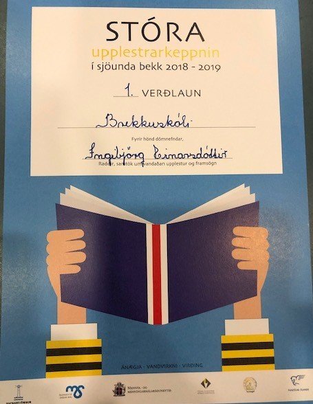 Stóra upplestrarkeppnin 2019
