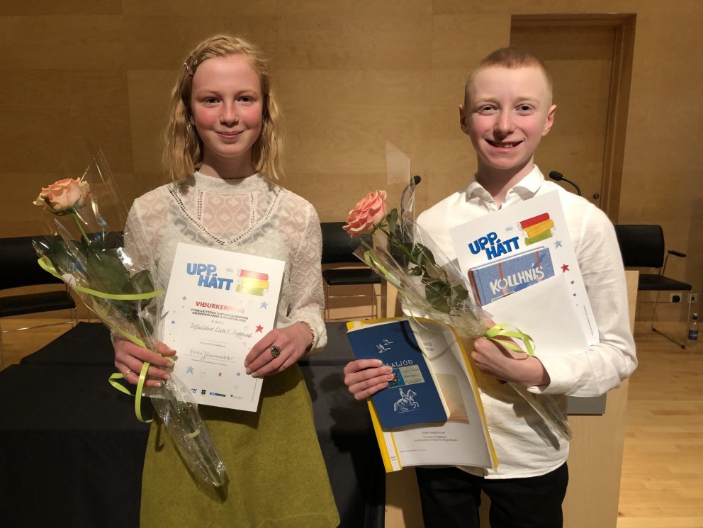 Upphátt, upplestrarkeppni grunnskólanna á Akureyri 2023