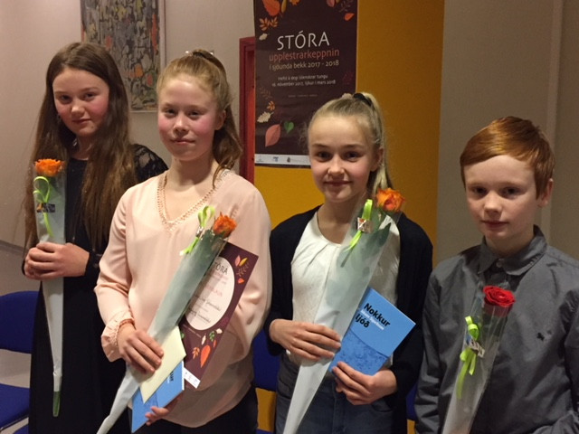 Stóra upplestrarkeppnin 2018