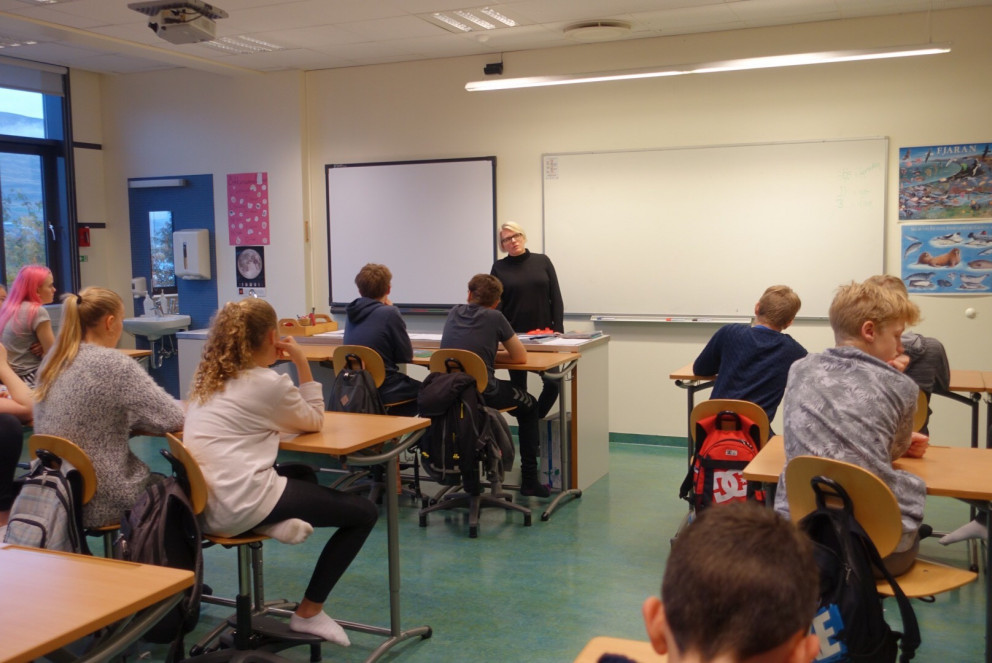 Heimsókn í Brekkuskóla