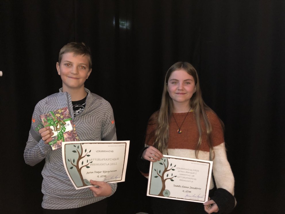 Náttúrufræðingur Brekkuskóla 2022