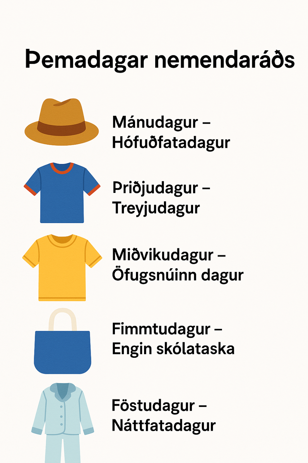 Þemadagar nemendaráðs