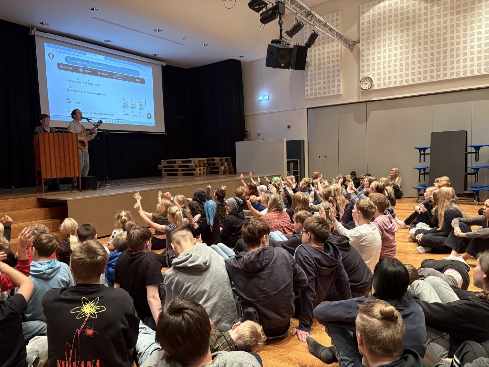 Söngsalur helgaður Degi íslenskrar tungu