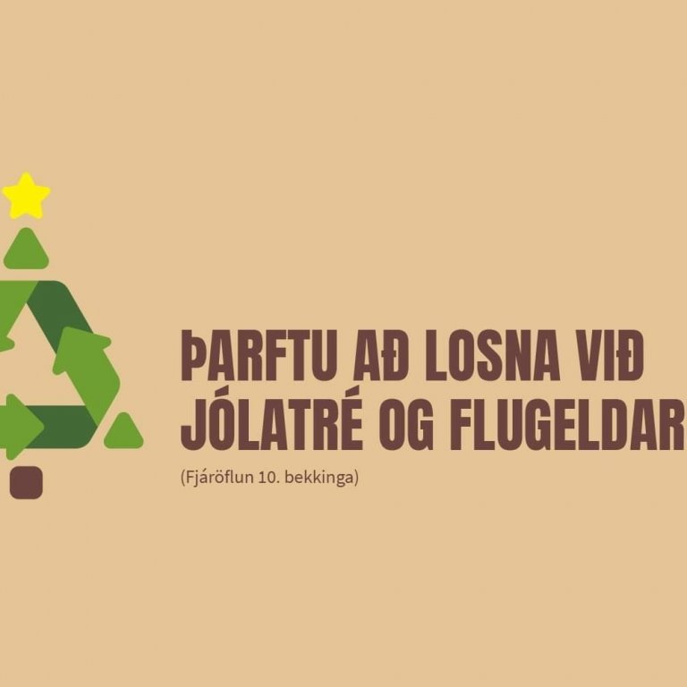 Þarftu að losna við jólatré? - fjáröflun 10. bekkinga