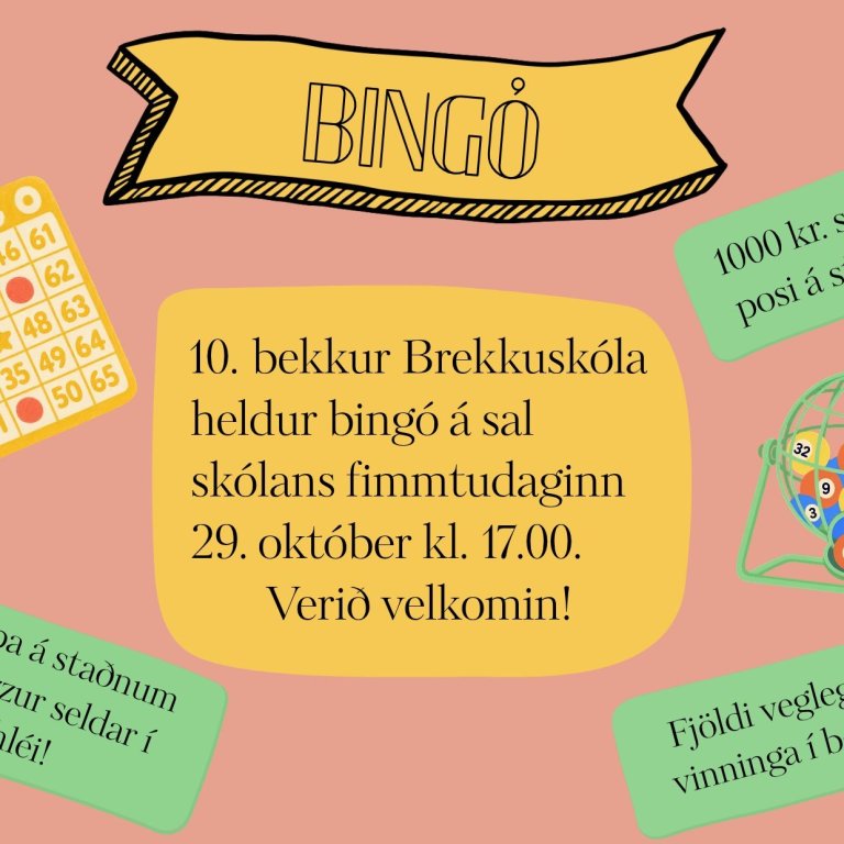 Bingó í Brekkuskóla