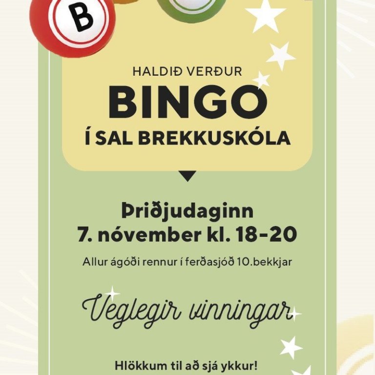 Bingó í Brekkuskóla