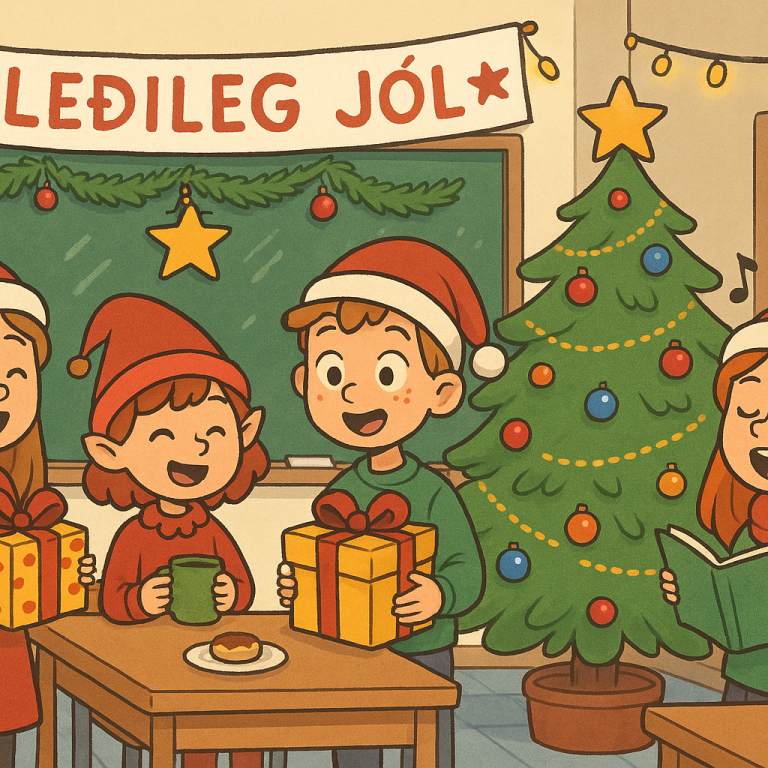 Litlju jólin í Brekkuskóla