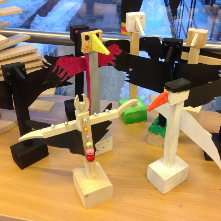 Fuglaþema í 5. bekk