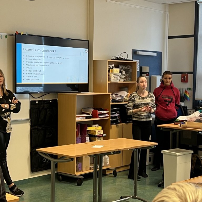 Grófin - heimsókn í 9. bekk