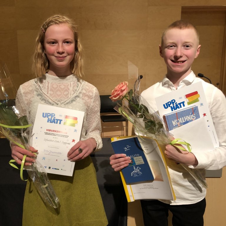 Upphátt, upplestrarkeppni grunnskólanna á Akureyri 2023