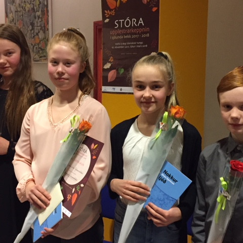 Stóra upplestrarkeppnin 2018