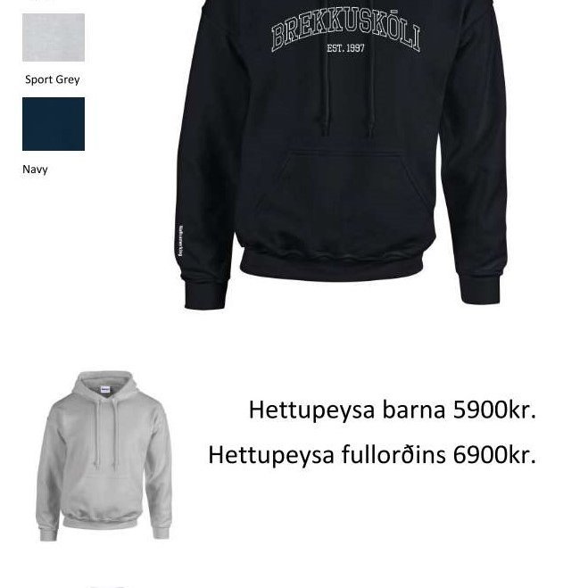 Peysusala - Brekkuskólapeysur