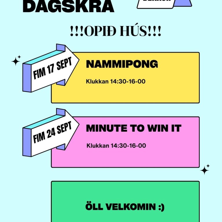Félagsmiðstöð 7. bekkur